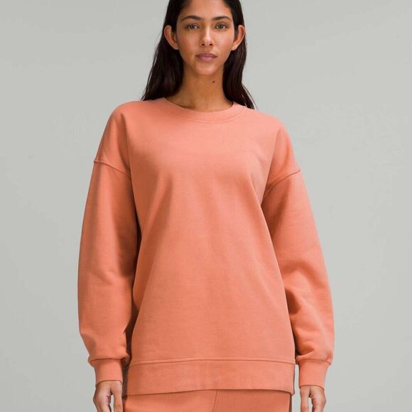 Lululemon Perfectly Oversized Crew - 12 Pink Savannah - Picture 1 of 6